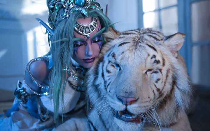 俄罗斯美女cosplay魔兽世界性感写真图片