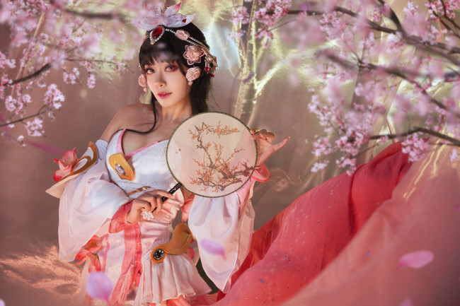 王者荣耀甄姬游园惊梦cosplay写真图片