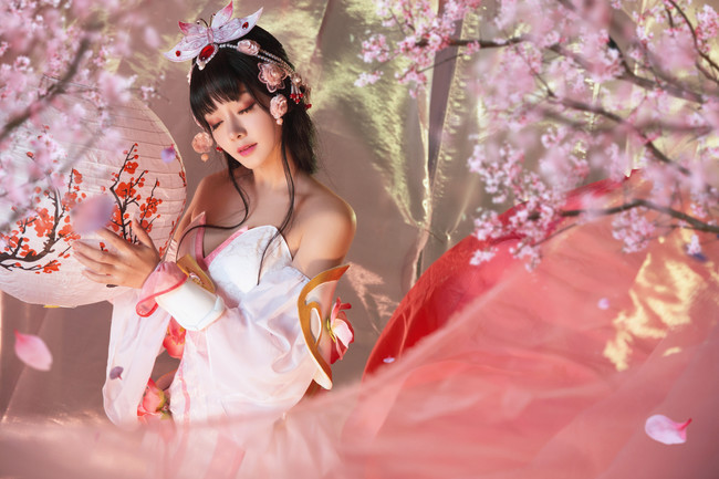 王者荣耀甄姬游园惊梦cosplay写真图片