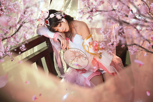 王者荣耀甄姬游园惊梦cosplay写真图片