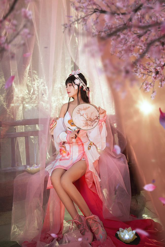王者荣耀甄姬游园惊梦cosplay写真图片