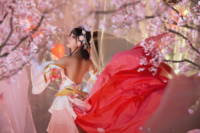 王者荣耀甄姬游园惊梦cosplay写真图片