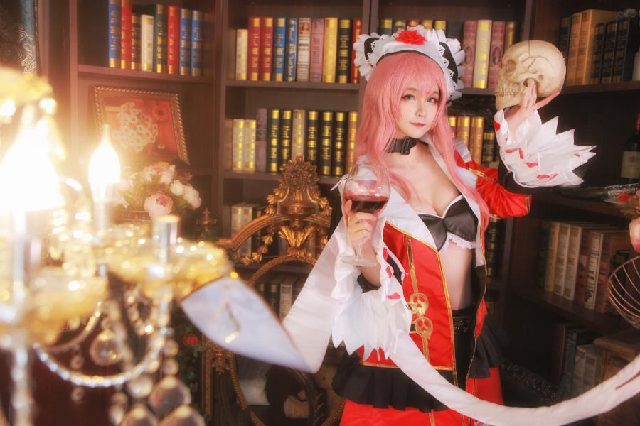 王者荣耀虞姬加勒比小姐cosplay图片