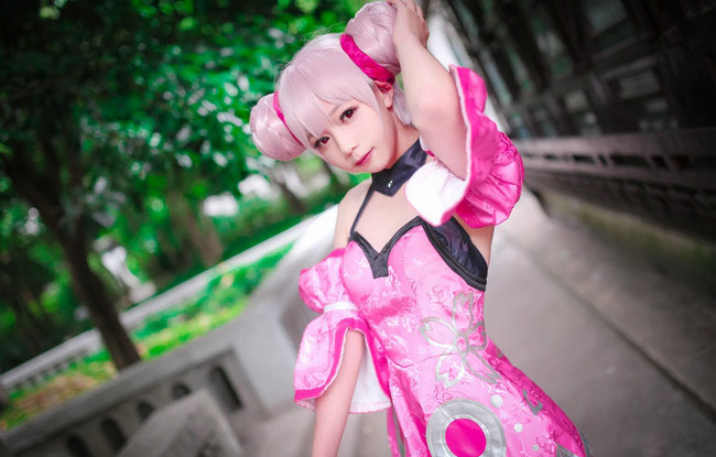 王者荣耀小乔cosplay白丝美腿大胆福利写真