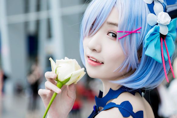 美少女雷姆半次元cosplay图片