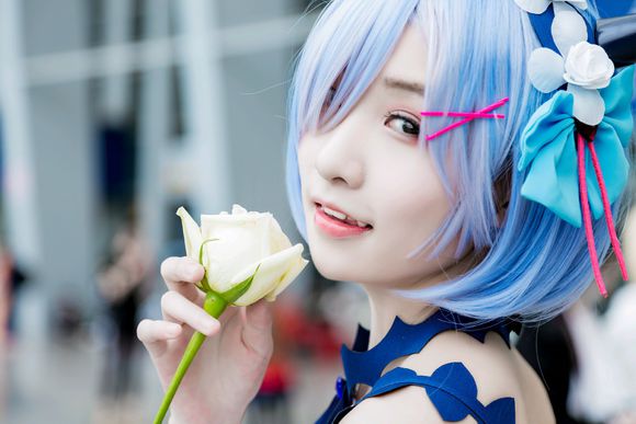 美少女雷姆半次元cosplay图片