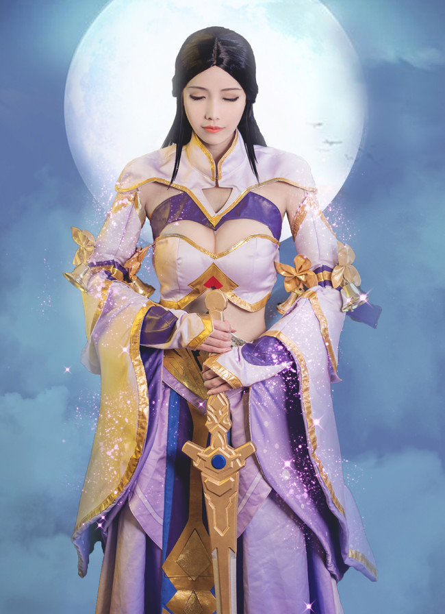 王者荣耀露娜紫霞仙子cosplay绝美写真高清图片