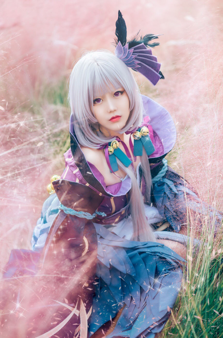 童颜美女Cosplay阴阳师以津真天性感图片