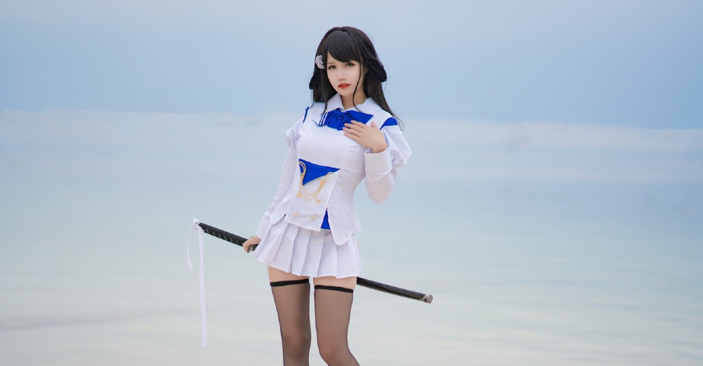 清纯美少女水手服黑丝诱惑cosplay图片