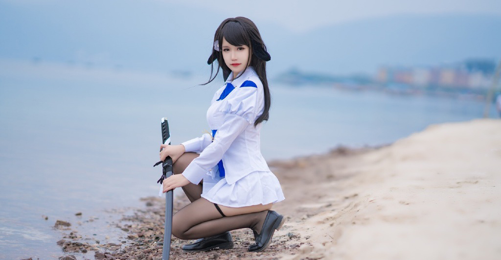 清纯美少女水手服黑丝诱惑cosplay图片