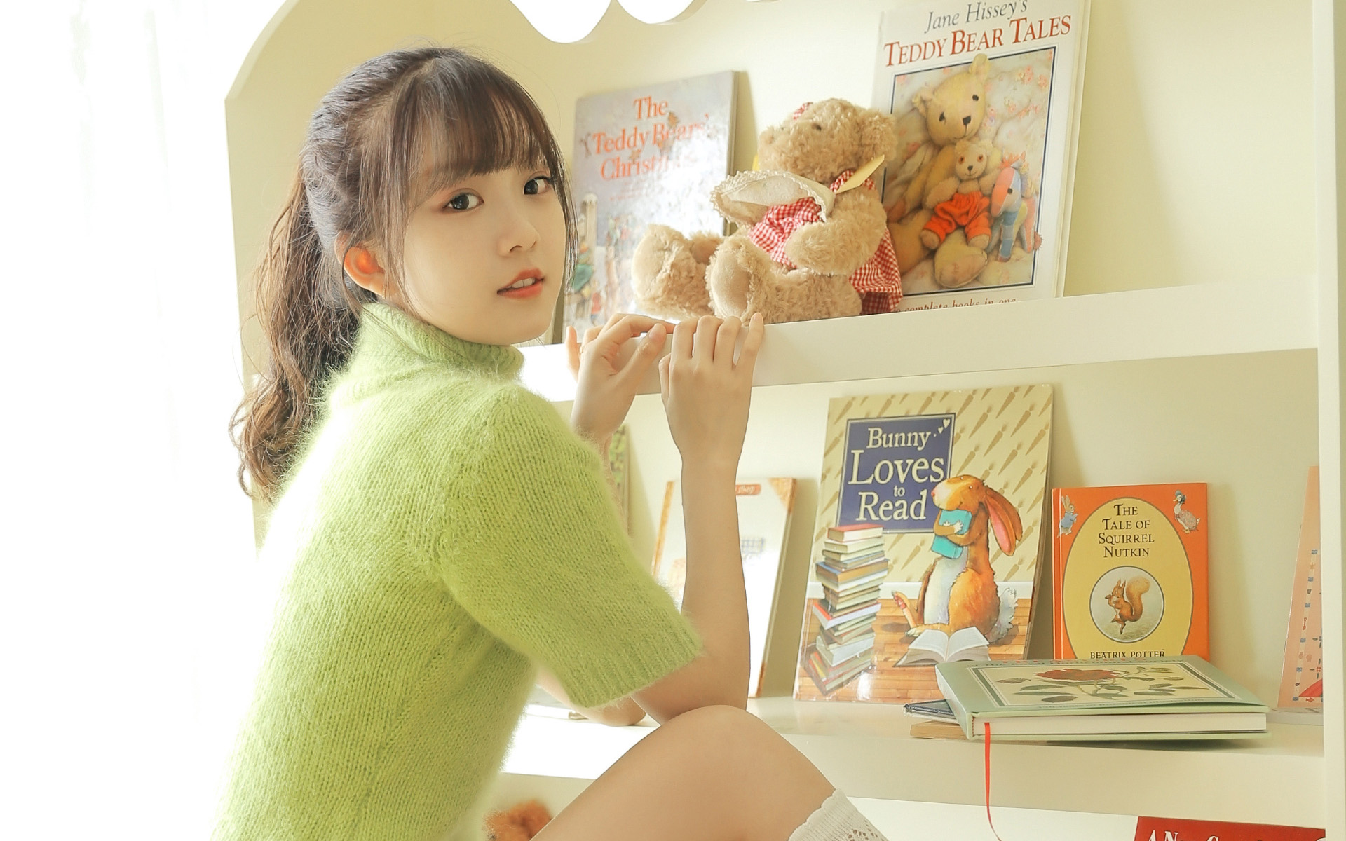 性感居家美女私房写真高清电脑桌面壁纸