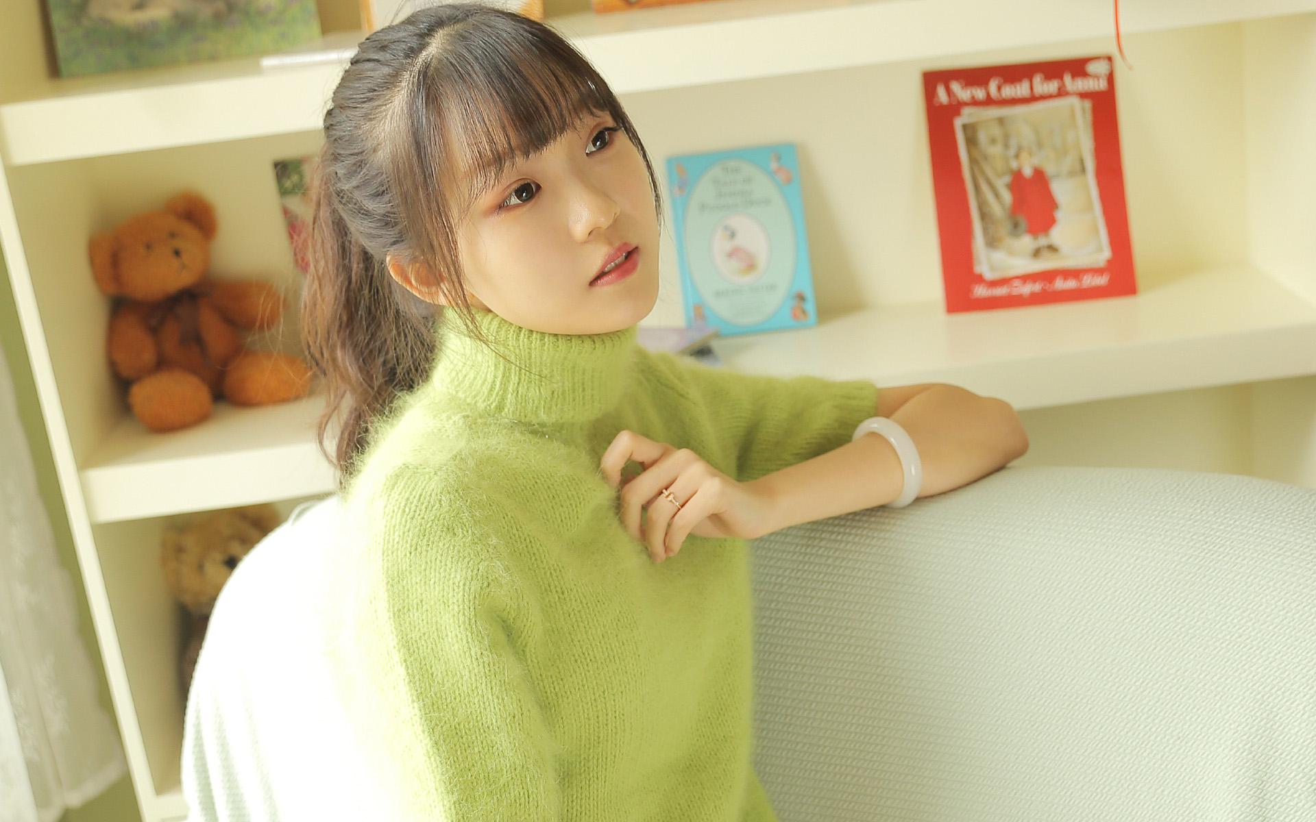 性感居家美女私房写真高清电脑桌面壁纸