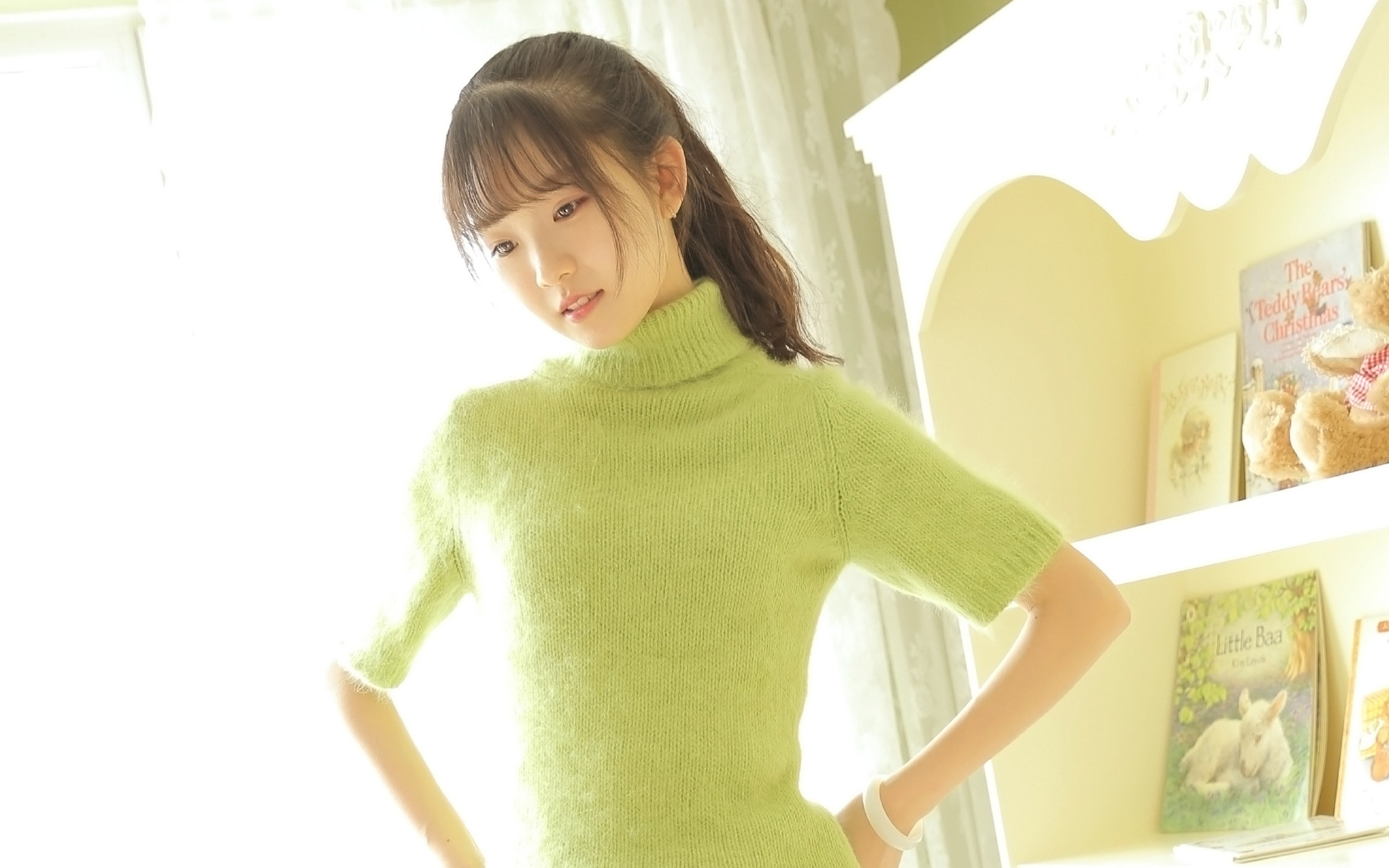 性感居家美女私房写真高清电脑桌面壁纸
