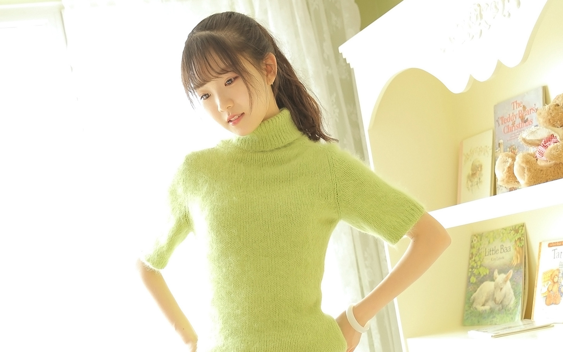 性感居家美女私房写真高清电脑桌面壁纸