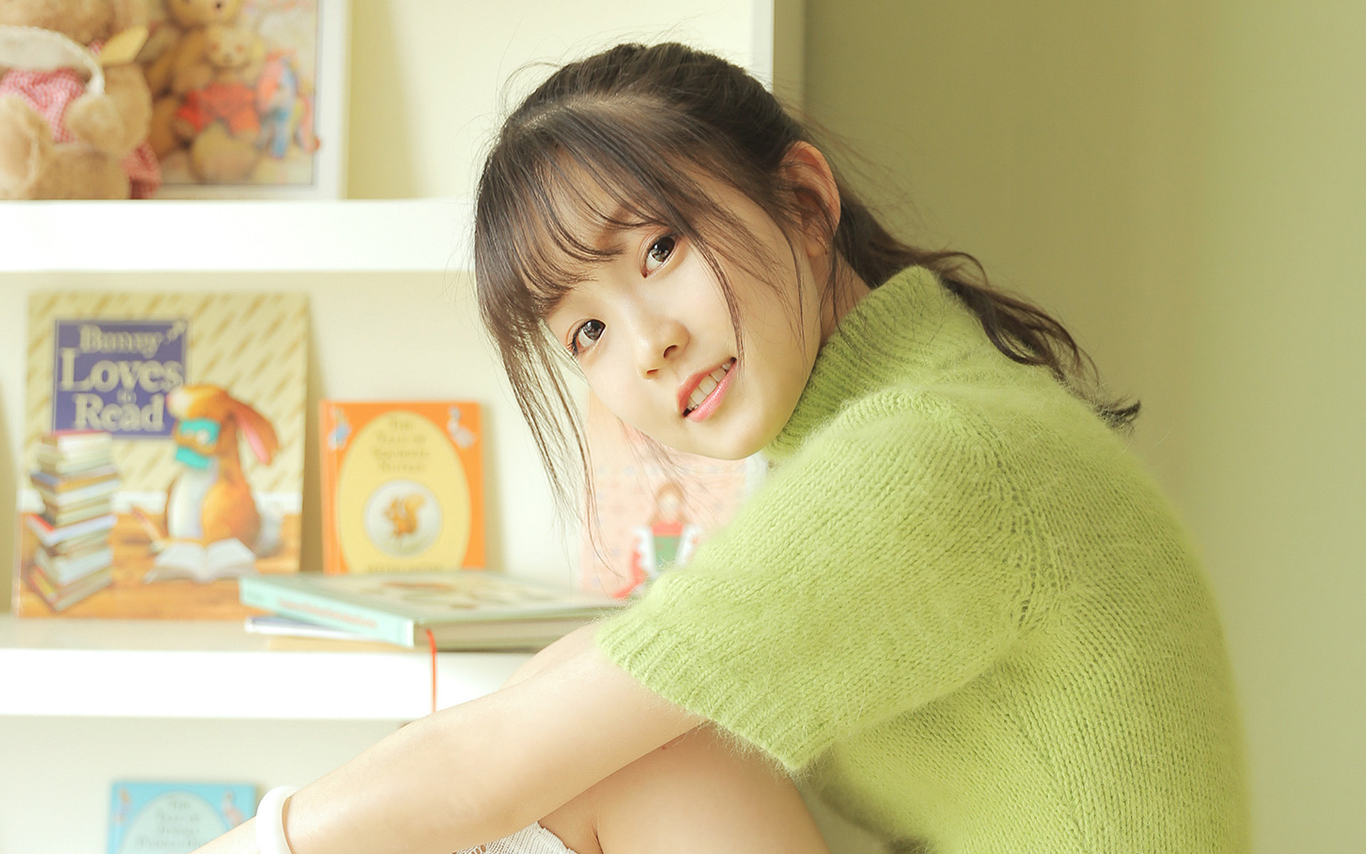 性感居家美女私房写真高清电脑桌面壁纸