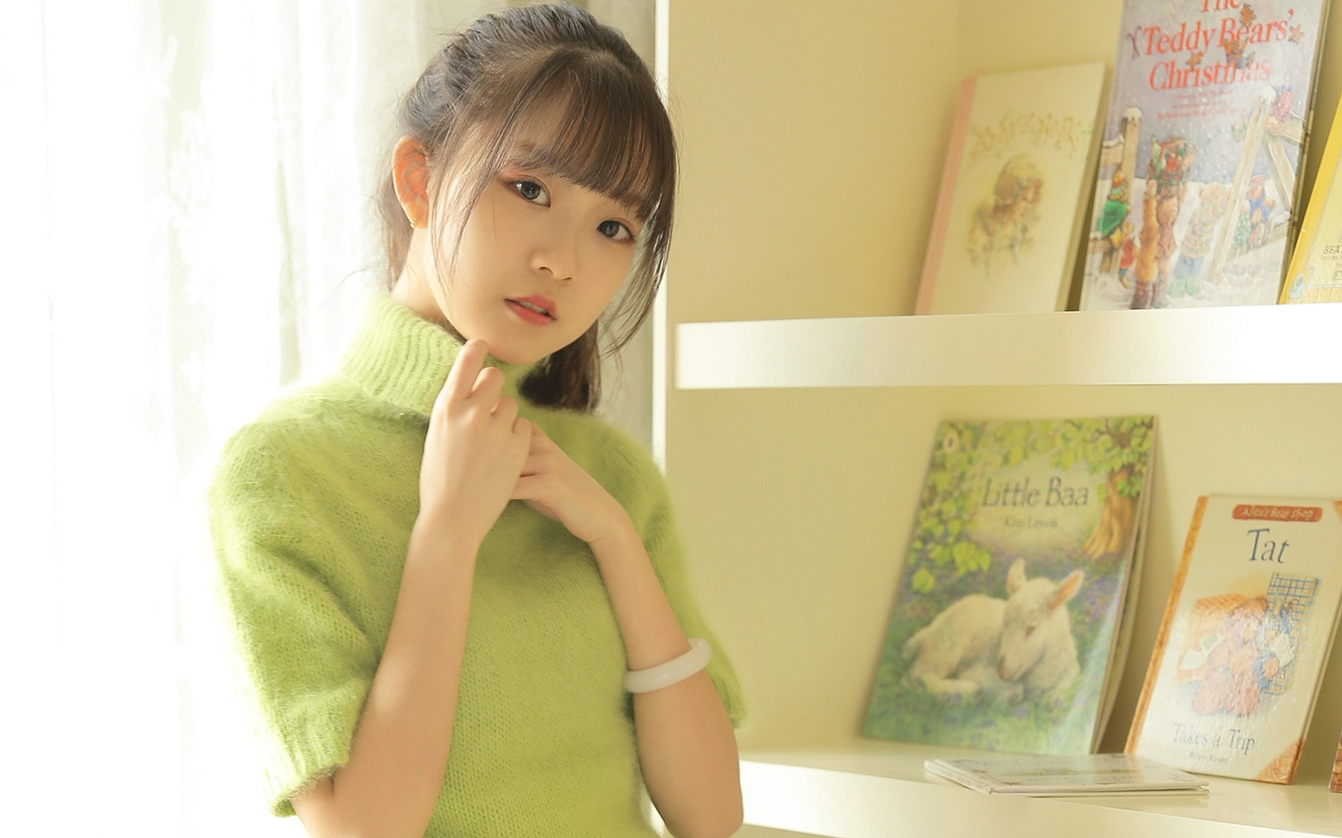性感居家美女私房写真高清电脑桌面壁纸