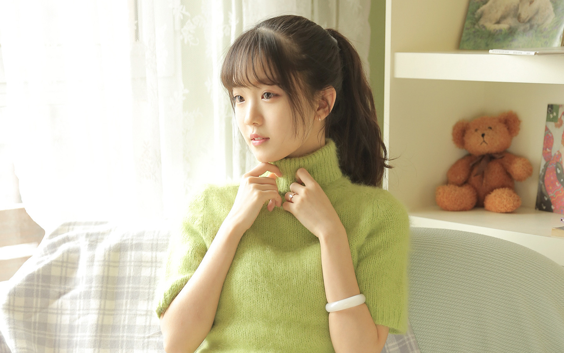 性感居家美女私房写真高清电脑桌面壁纸