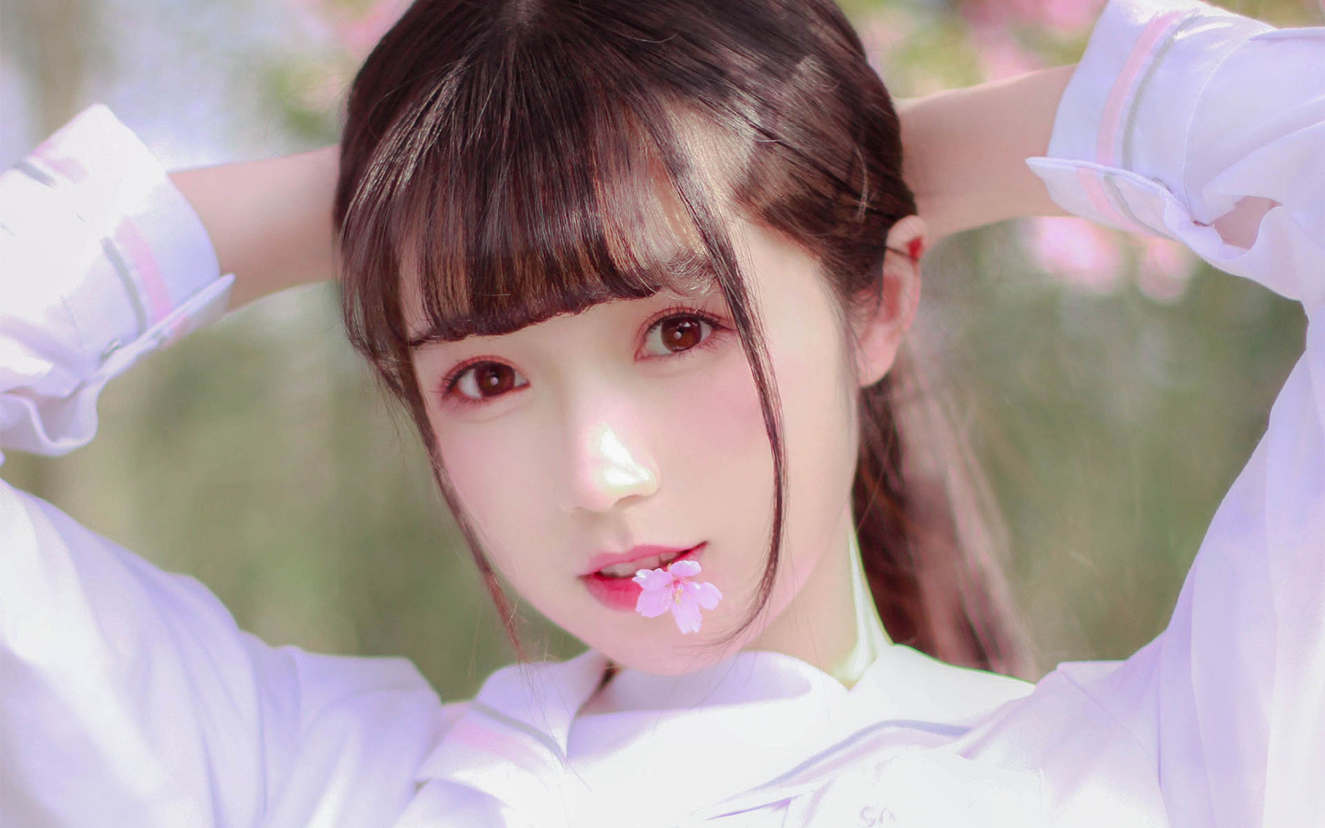 可爱小清新萝莉美少女高清桌面壁纸