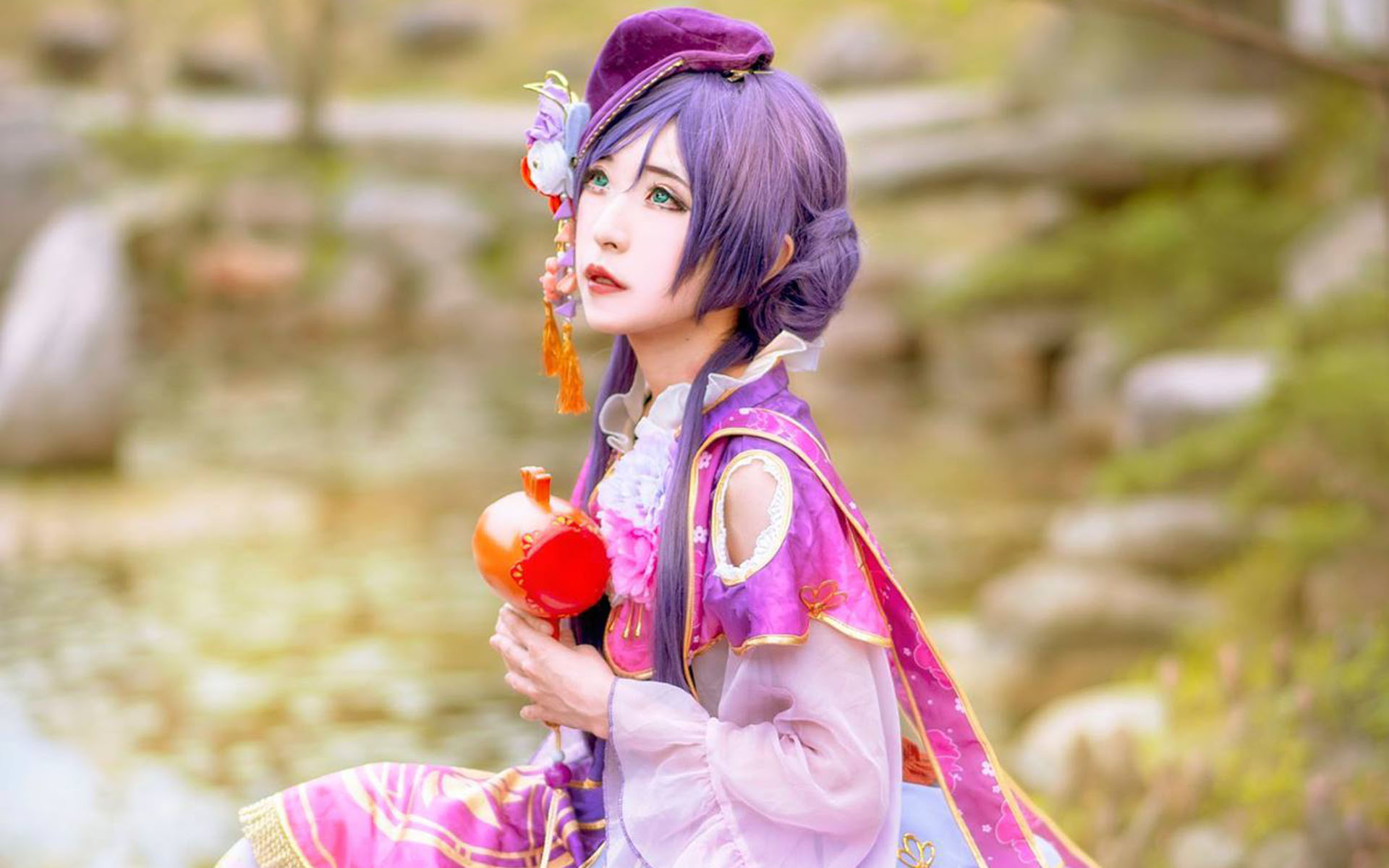 性感cosplay美女唯美高清桌面壁纸