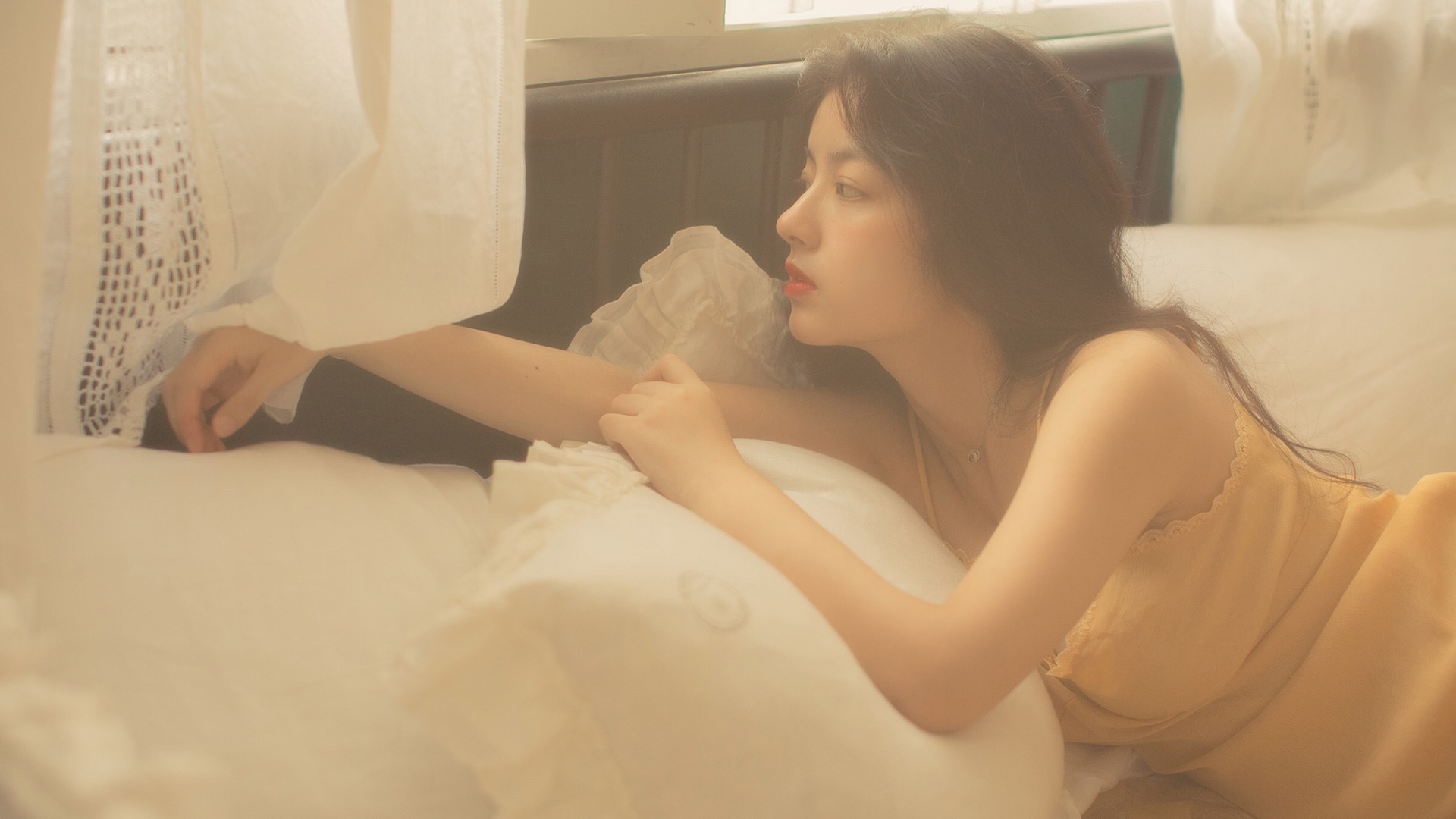 日系小清新美女唯美高清桌面壁纸