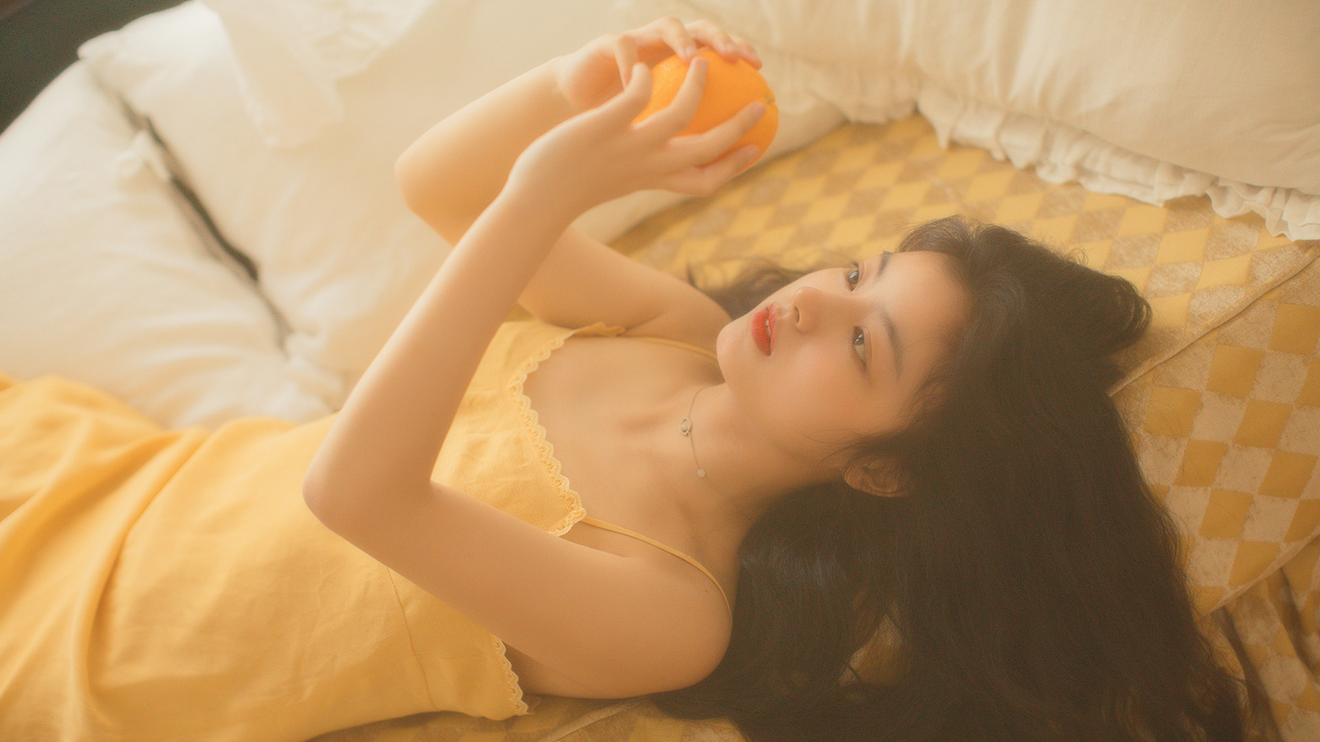 日系小清新美女唯美高清桌面壁纸