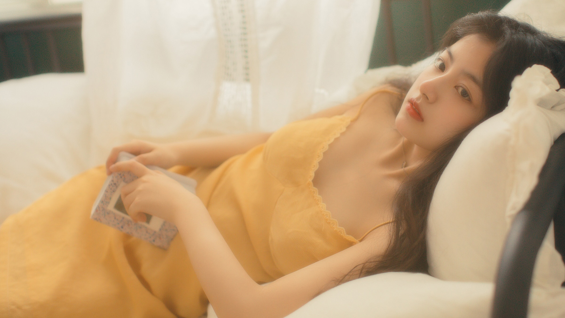 日系小清新美女唯美高清桌面壁纸