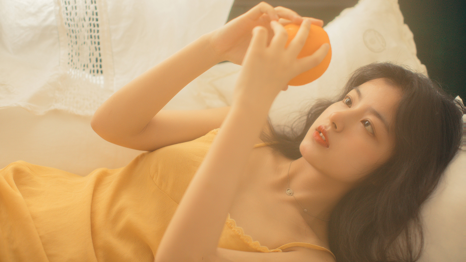 日系小清新美女唯美高清桌面壁纸
