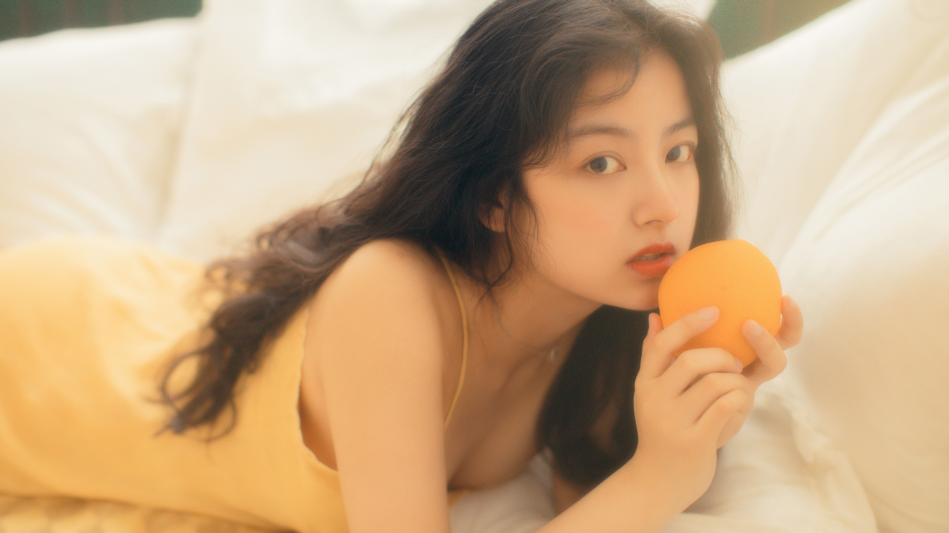 日系小清新美女唯美高清桌面壁纸