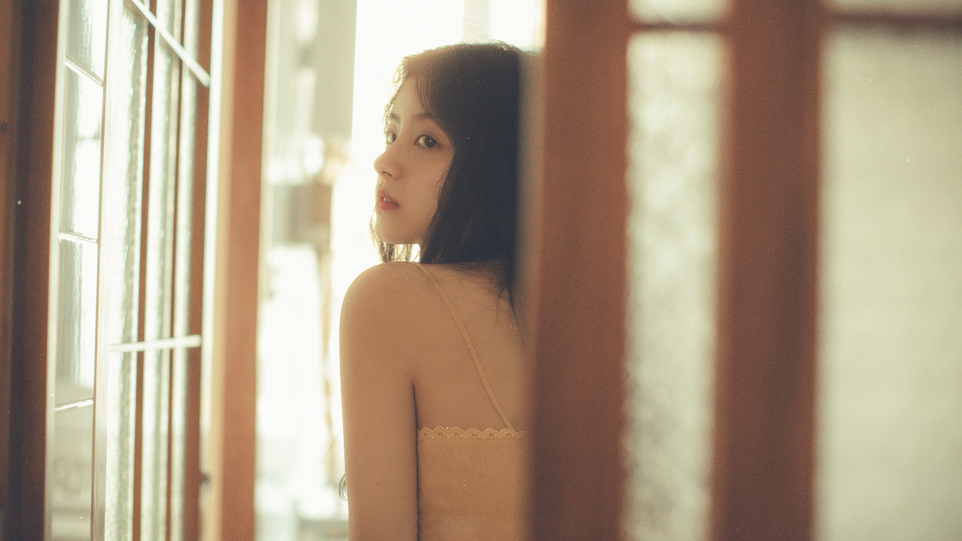 日系小清新美女唯美高清桌面壁纸