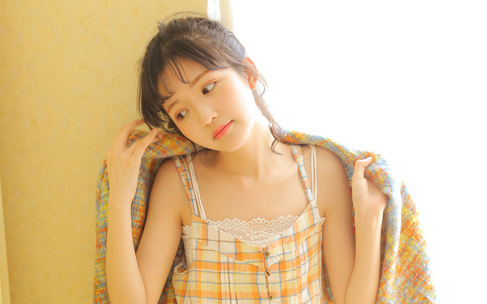 吊带长腿美女尤物高清电脑桌面壁纸 第一辑