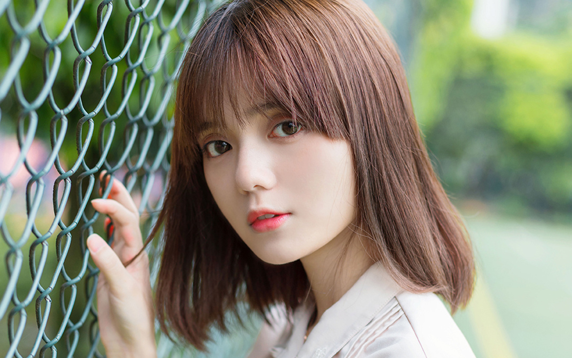 日系甜美制服学生妹高清桌面壁纸