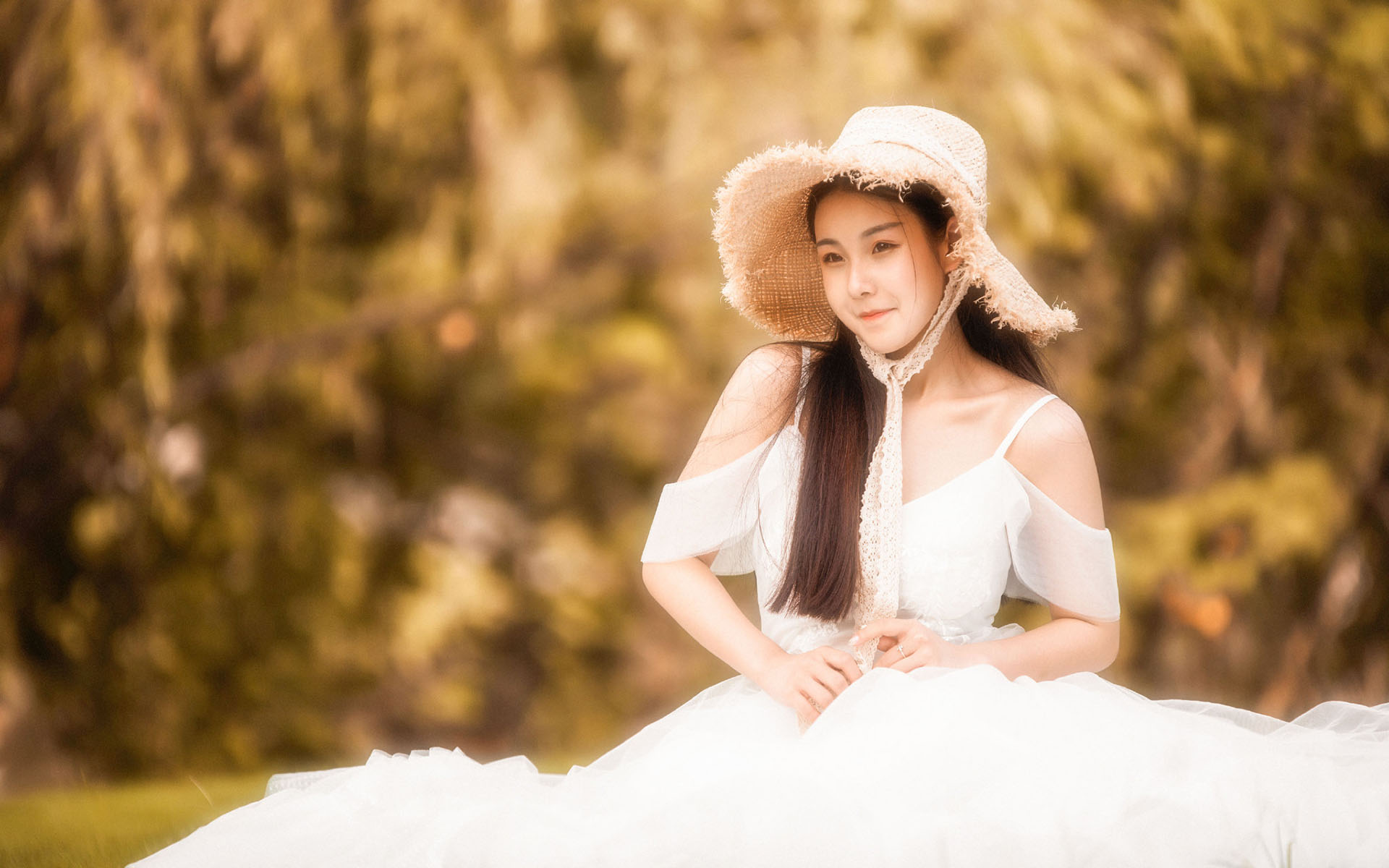 性感仙气美女高清桌面壁纸