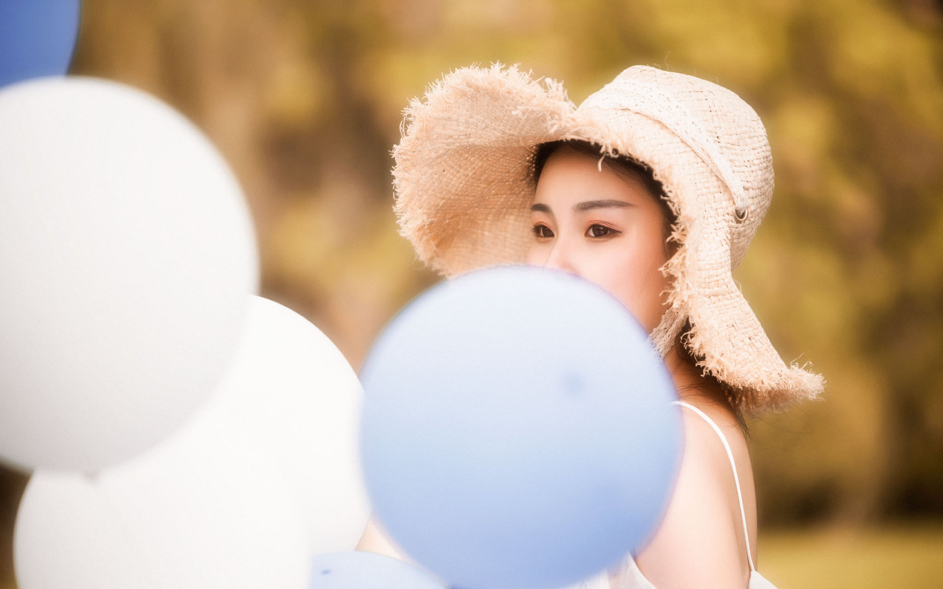 性感仙气美女高清桌面壁纸