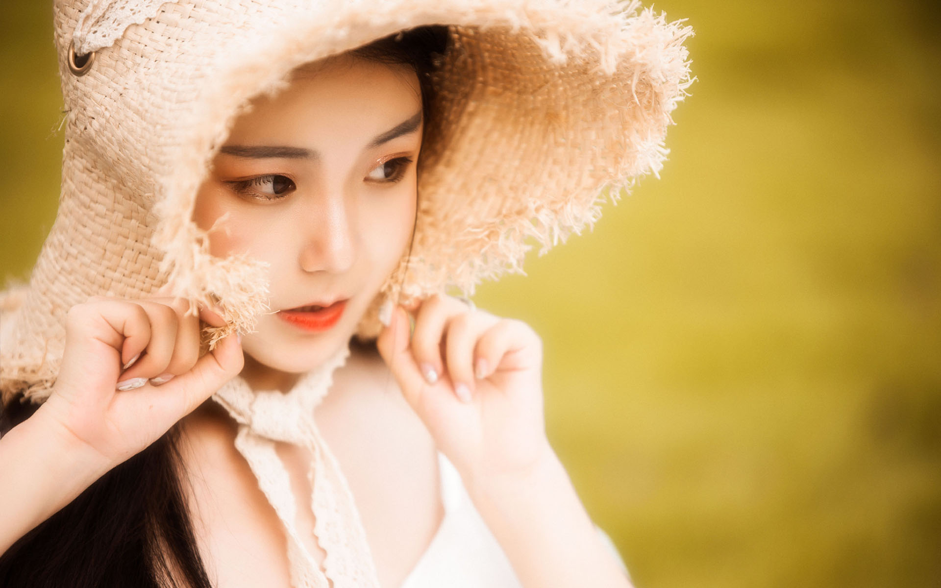 性感仙气美女高清桌面壁纸