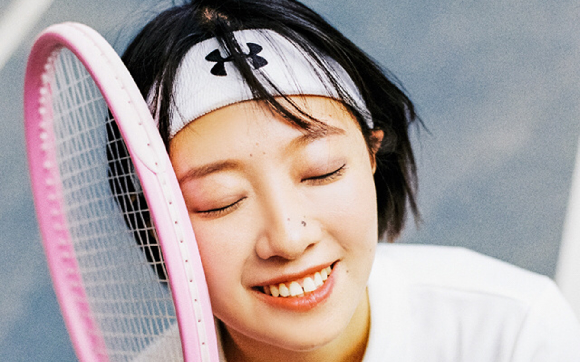 日系网球少女清纯高清桌面壁纸