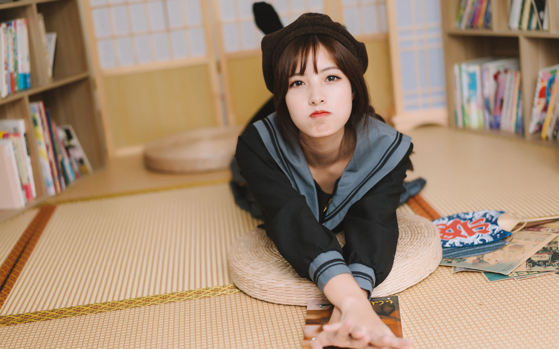 元气美女治愈系写真图片桌面壁纸