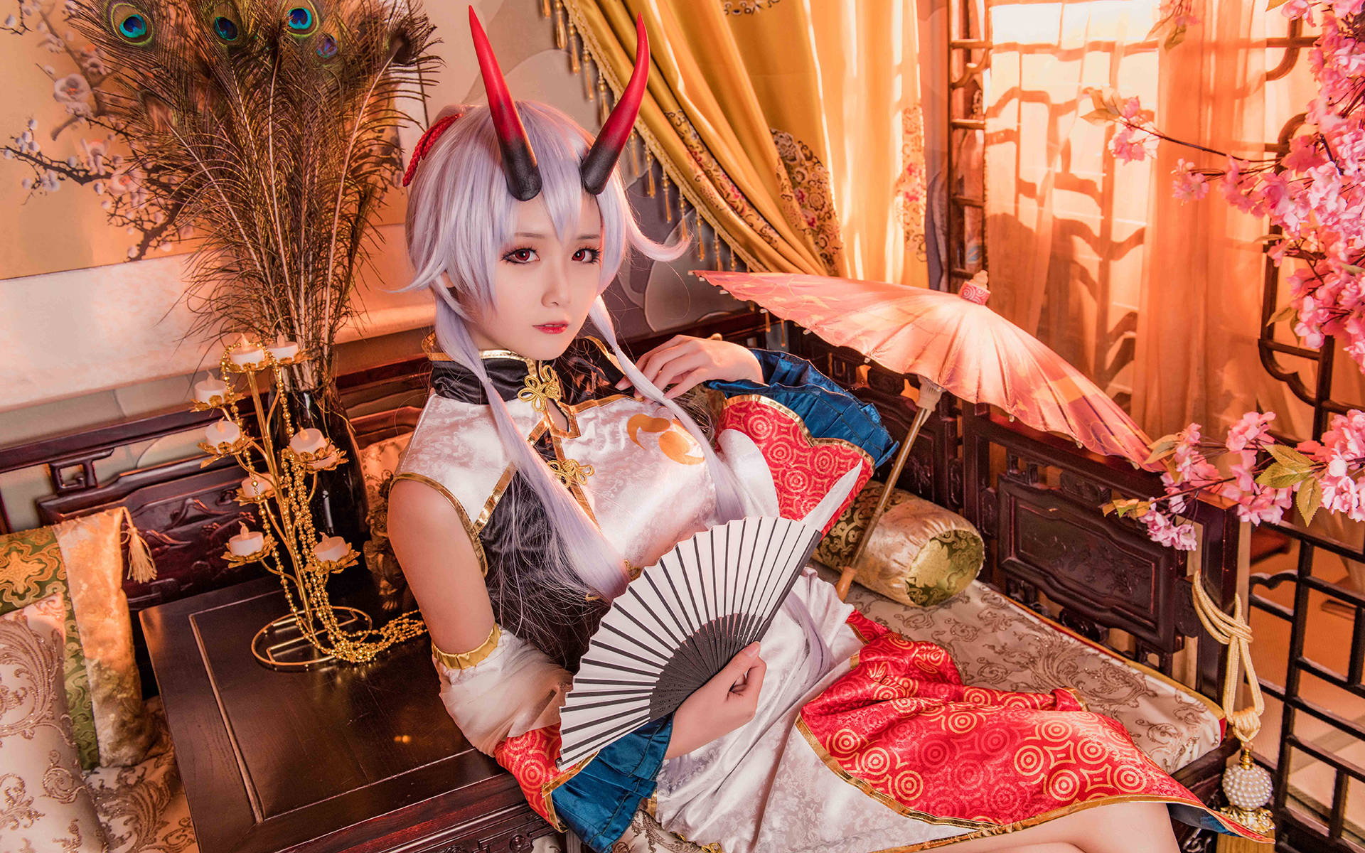 性感巴御前cosplay撩人写真桌面壁纸