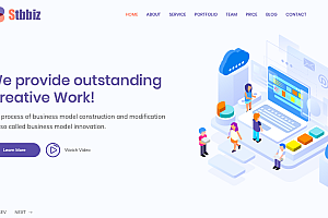 html5网络推广服务介绍单页模板